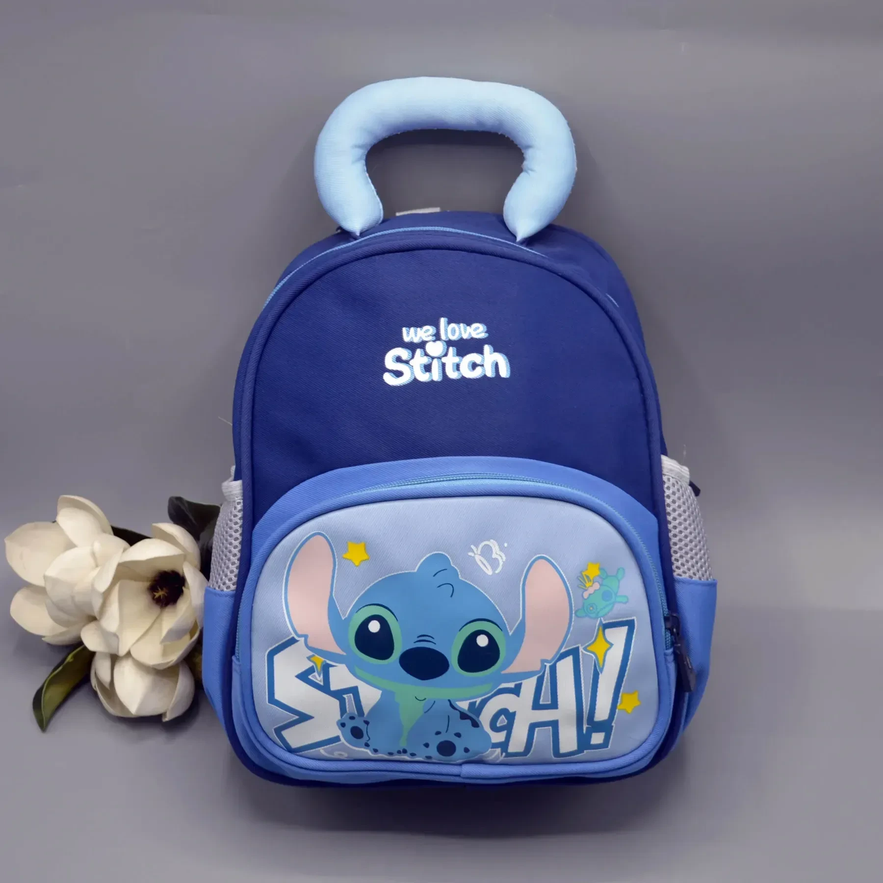 Дитячий рюкзак Stitch з щільного поліестеру 31×25 см